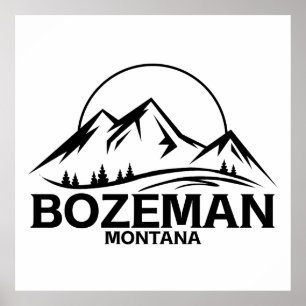 Póster Bozeman, Montana