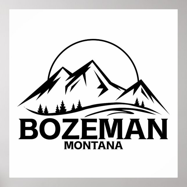 Póster Bozeman, Montana (Frente)