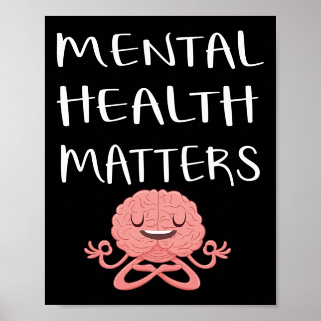 Póster BPD Concienciación sobre la salud mental bipolar (Frente)