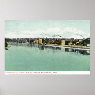 Póster Bradford Bridge View of the Waterfront