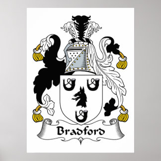 Póster Bradford Family Crest