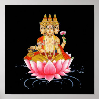 PÓSTER BRAHMA - PRAJAPATI - HINDU GODDESS