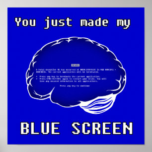 Póster Brain BSOD
