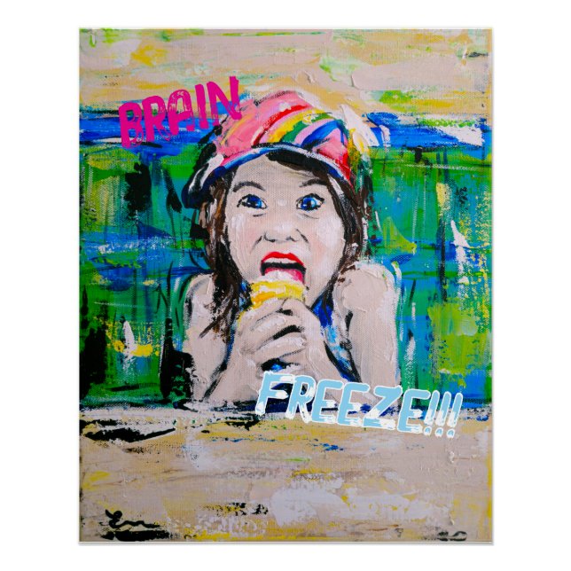 Póster Brain freeze (Anverso)