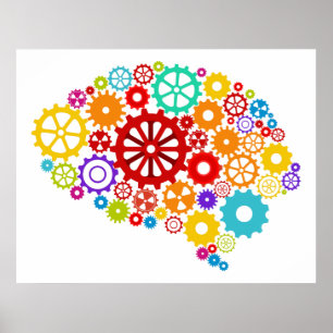 Póster Brain Gears Poster