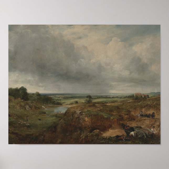 Póster Branch Hill Pond, Hampstead - Constable (Frente)