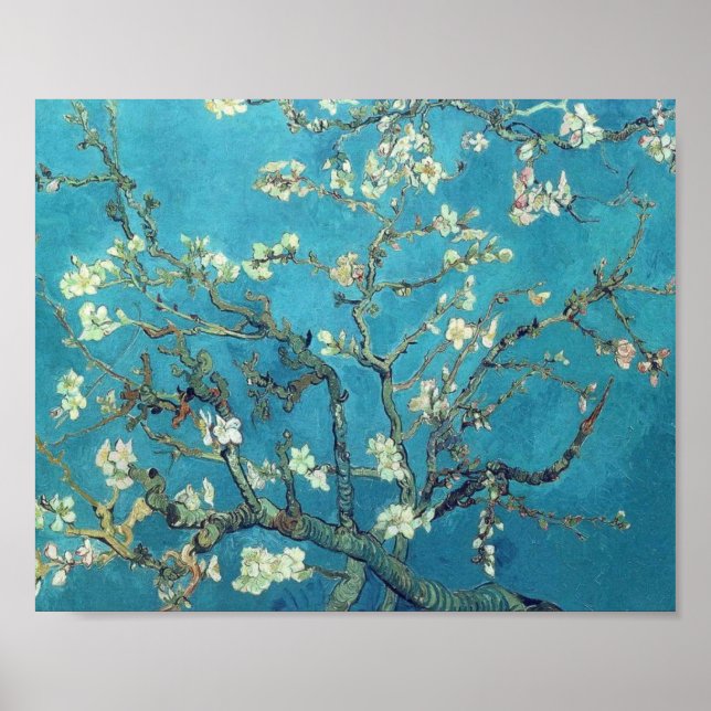 Póster Branches with Almond Blossom  - Van Gogh (Frente)