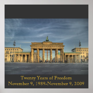 Póster BrandenburgerTOR_16b, Twenty Years of FreedomNo...