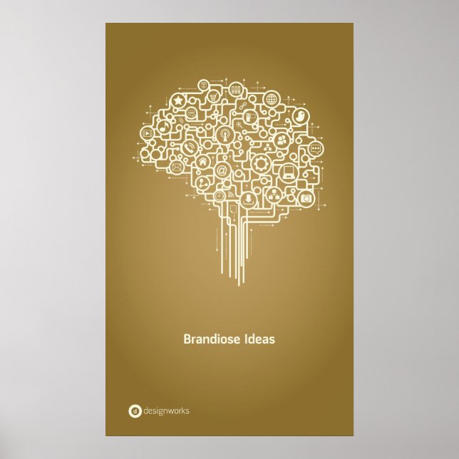 Póster Brandiose Ideas Poster 18" x 30" (Frente)