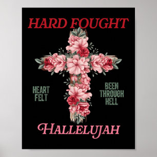 Póster Brandon Hard Fought Hallelujah Alabado Jesús Hombr