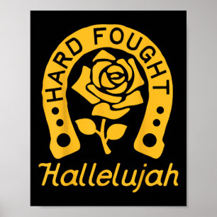 Póster Brandon Hard Fought Hallelujah Elogio Jesus Lake M