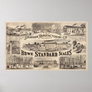 Póster Brandon Manufacturing Company