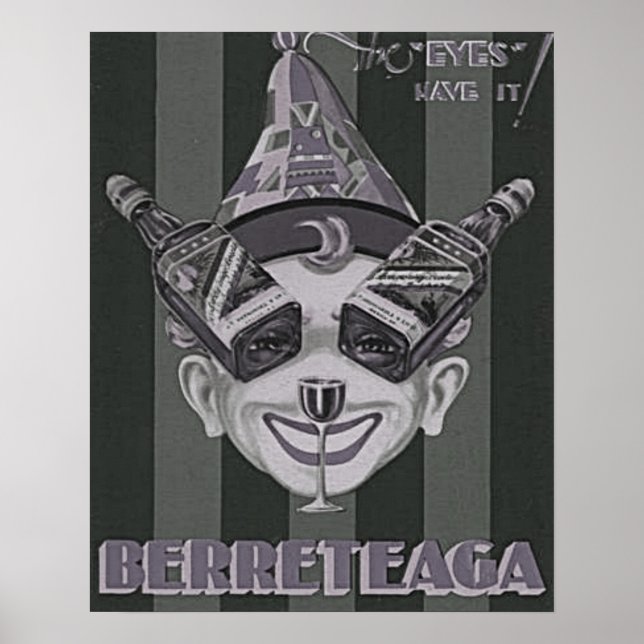 Póster Brandy Berreteaga 1920  (Frente)