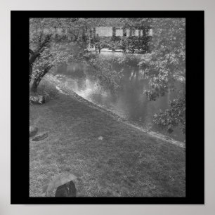 Póster Brandywine River Rainy Day Poster