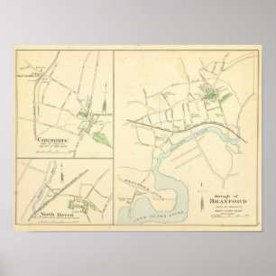 Póster Branford, Cheshire, asilo de N