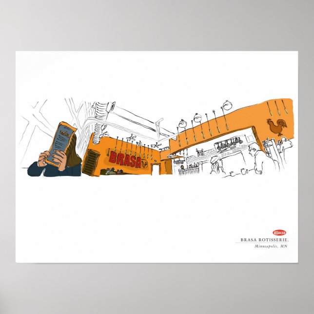 Póster brasa (Frente)