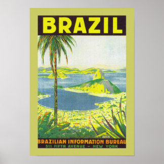 Póster Brasil (lienzo)