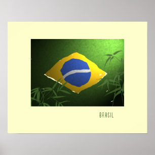 Póster Brasil para muros