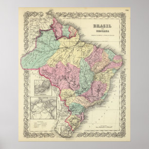 Póster Brasil Y Guayana