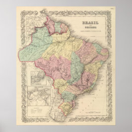 Póster Brasil y Guyana
