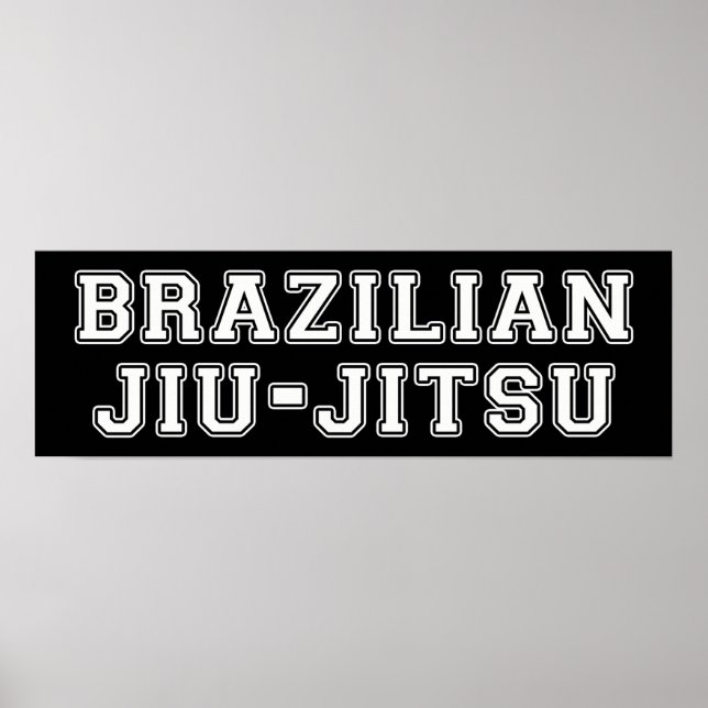 Póster Brasilen@o Jiu Jitsu (Frente)