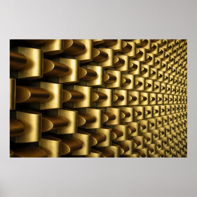 Póster Brass metal frame (Frente)