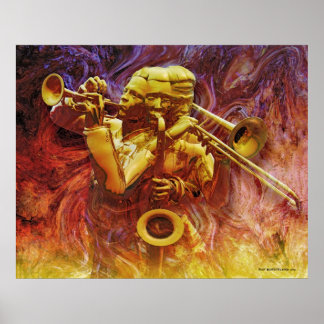 Póster Brass Trio