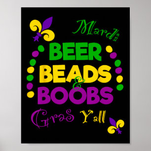 Póster Brasserie de cerveza Grasas Funny Fiestas de Carna