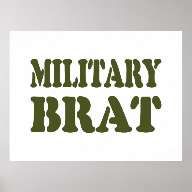 PÓSTER BRAT MILITAR (Frente)