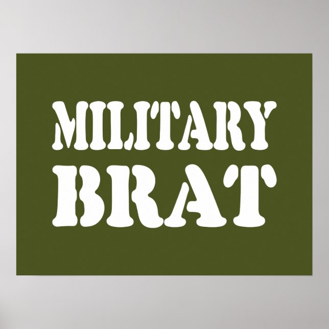 PÓSTER BRAT MILITAR (Frente)