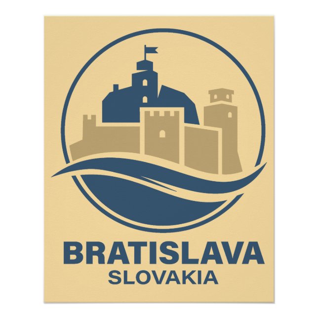 Póster Bratislave Slovakia Europe (Anverso)