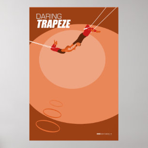 Póster Brattleboro Circus Poster Series - Trapeze