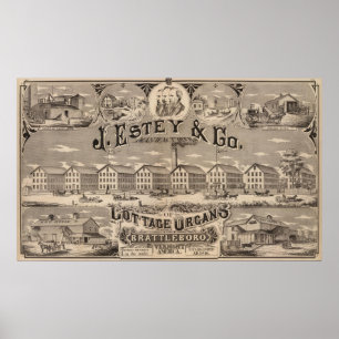 Póster Brattleboro Vermont