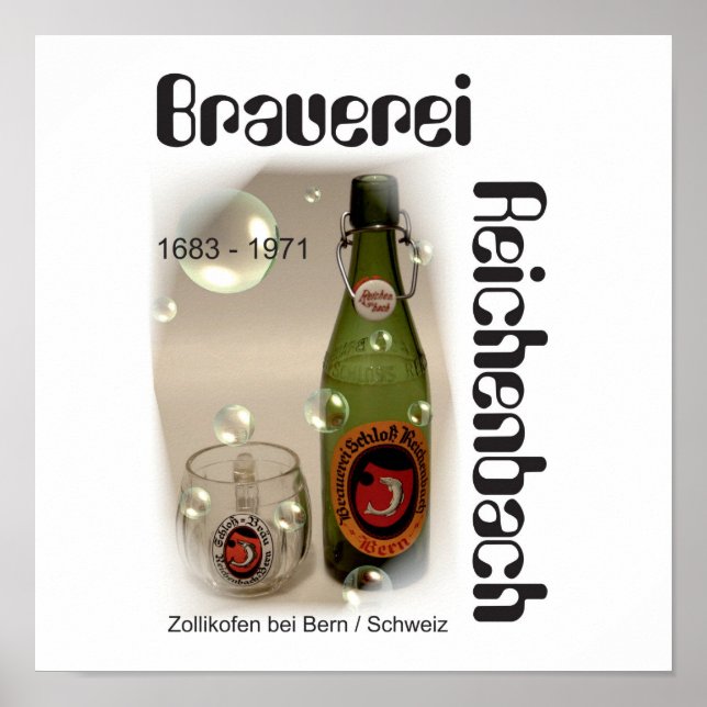 Póster Brauerei Reichenbach Bern Poster (Frente)