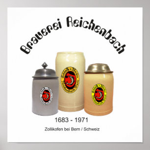 Póster Brauerei Reichenbach Bern Poster