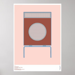 Póster Braun L2 Speaker - Dieter Rams