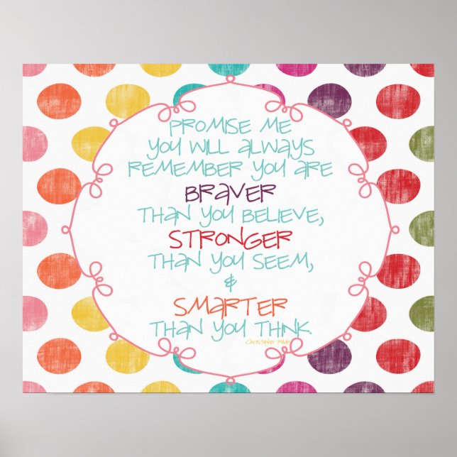 Póster Braver, Stronger, Smarter (Frente)