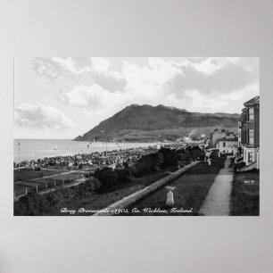 Póster Bray promenade, Co. Wicklow, Irlanda c1905