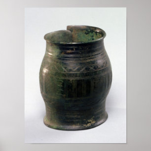 Póster Brazal formado barril, cultura de Hallstatt