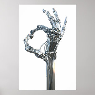 Póster Brazo de robot