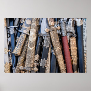 Póster Brazos de acero frío