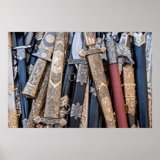 Póster Brazos de acero frío (Frente)