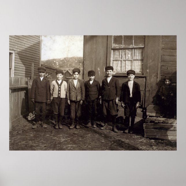 Póster Breaker Boys - Pittston Pennsylvania (Frente)