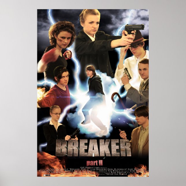 Póster Breaker: Poster de cine de la segunda parte (Frente)
