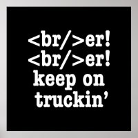 ¡breaker! ¡seguir en camionera' // Código HTML