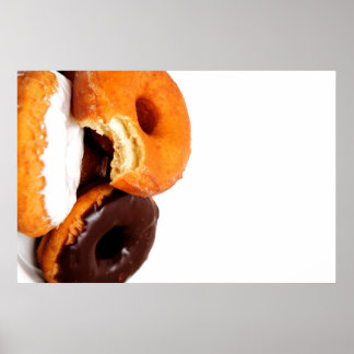 Póster Breakfast Doughnut