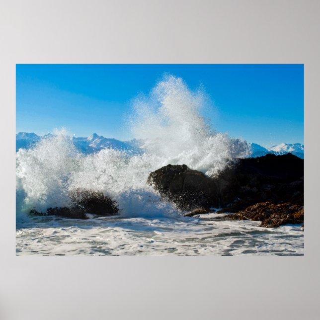 Póster Breaking Wave Poster (Frente)