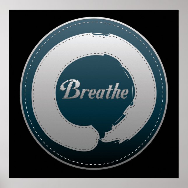 Póster Breathe Enso Stitch (Frente)