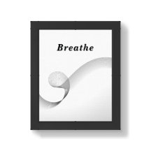 Breathe Minimalista Palabra de Poder e Inspiracion