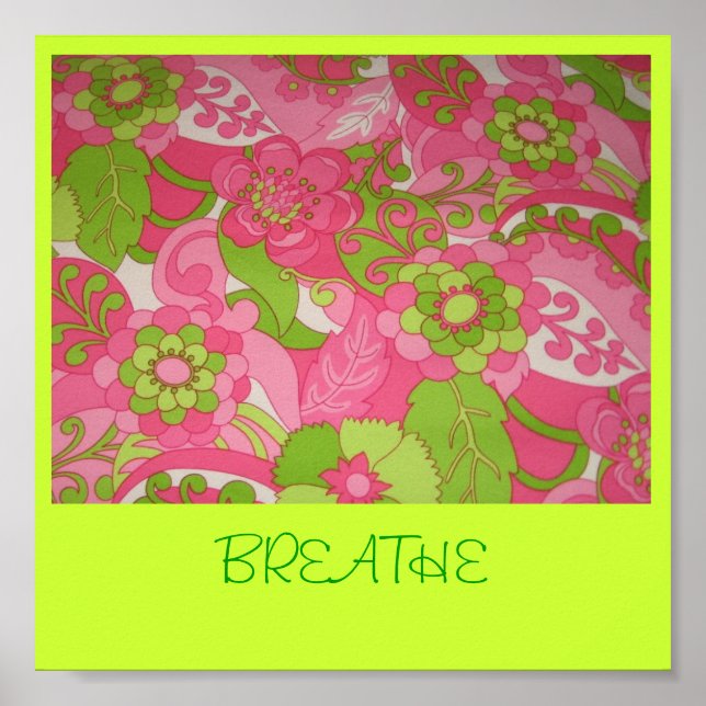 Póster Breathe poster (Frente)